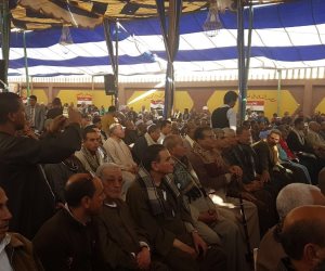بدء مؤتمر أهالى أبنوب في أسيوط لدعم الرئيس السيسى لفترة ثانية 