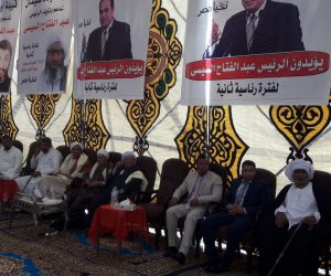 مؤتمر حاشد للقبائل البدوية بالجيزة لدعم الرئيس السيسي