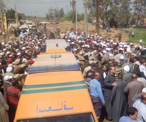 جنازة شعبية وعسكرية مهيبة لشهيد عمليات سيناء 2018 بالدقهلية (صور) 