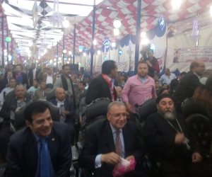 مؤتمر حاشد لتأييد الرئيس بـ"الأحراز" في شبين القناطر بحضور أعضاء البرلمان  (صور)   