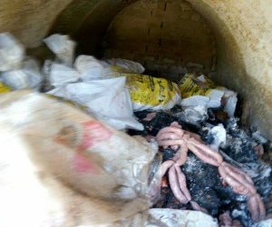 ضبط كميات من الـ"سجق الشرقى " فاسدة  بمحلات  فى 15 مايو 
