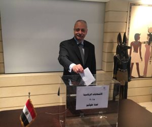 شاهد.. سفير مصر باليابان يدلي بصوته في الانتخابات الرئاسية