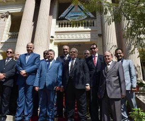 رئيس الهيئة الوطنية للانتخابات: الشعب مصدر السلطات والانتخابات الرئاسية أهم مظاهر الديمقراطية بمصر (صور)