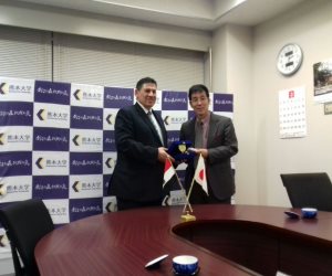 رئيس جامعة عين شمس يبحث سبل التعاون وتبادل الخبرات مع اليابان (صور)