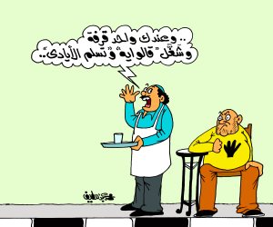 السخرية من الإخوان على «القهاوي» في كاريكاتير «صوت الأمة»