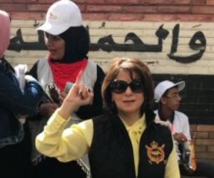 سوزى ناشد تناشد المصريين بالمشاركة في الانتخابات الرئاسية