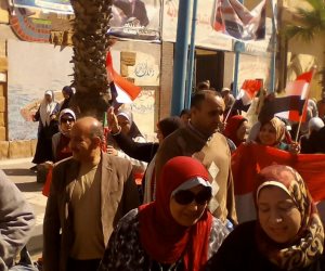 توافد المواطنون على مدارس شبرا الخيمة للإدلاء بأصواتهم في اليوم الثانى لانتخابات الرئاسة 