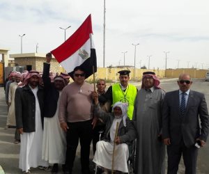 قبائل مركز نخل بوسط سيناء تواصل مشاركتها بقوة في انتخابات الرئاسة (صور)