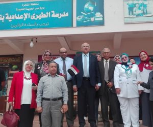 نائب رئيس «الوطنية للانتخابات» يتفقد لجان مصر الجديدة (صور)