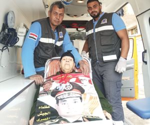 في اليوم الثالث والأخير.. إسعاف كفر الشيخ تنقل 8 مسنين للتصويت (صور)
