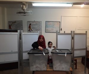 رغم العاصفة إقبال متزايد على التصويت بمصر الجديدة (صور وفيديو )
