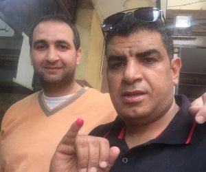مدير الكرة بالإنتاج الحربي يدلي بصوته في الانتخابات الرئاسية