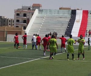 محافظ المنيا يشهد نهائي دوري مراكز الشباب لكرة القدم (صور)