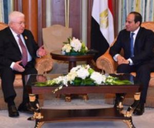 الرئيس العراقى يهنىء السيسي بمناسبة فوزه فى الانتخابات الرئاسية