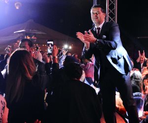 راغب علامة يشعل حفل القاهرة الجديدة (صور)