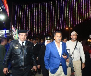 مدير أمن الإسماعيلية فى جولة ليلية على طريق البلاجات (صور)
