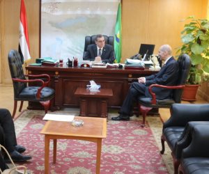 محافظ الفيوم يستقبل سفير جورجيا بالقاهرة (صور)