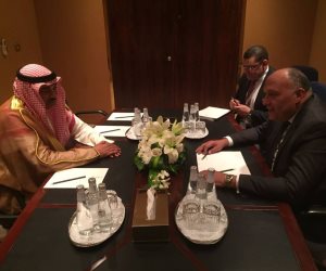 شكري والصباح يبحثان الأوضاع الإقليمية ويعدّان للجنة المشتركة