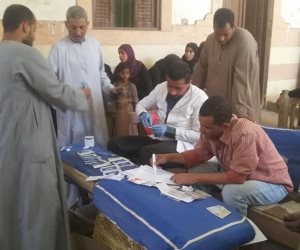 «تحيا مصر» للعلاج فيروس سي يحلل لـ 850 مواطن بمدينة الطود جنوب الأقصر