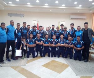 محافظ شمال سيناء يكرم فريق «الميدان» لحصوله على المركز الثالث بدوري مراكز الشباب (صور)