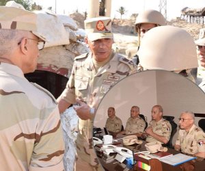 وزير الدفاع يتابع سير مراحل العملية الشاملة سيناء 2018 بقيادة شرق القناة