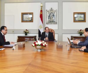 السيسي يجتمع برئيس الوزراء ووزير المالية.. وماذا قال الرئيس عن المنازعات الضريبية؟ 
