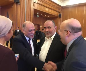 السويدي يسلم راية «دعم مصر».. ماذا قال «القصبي» بعد فوزه برئاسة الأغلبية البرلمانية؟ (صور)