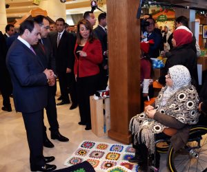 الرئيس في احتفالية "قادرون باختلاف" لمتحدي الإعاقة.. يحييهم بلغة "الإشارة" ويشيد بإبداعهم (صور)