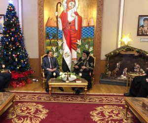 وزير الداخلية من الكاتدرائية: الكنيسة المصرية تعزز الوحدة الوطنية والاستقرار