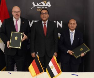 رئيس الوزراء يشهد توقيع إعلان مشترك لتعميق العلاقات التجارية والاقتصادية بين مصر وألمانيا
