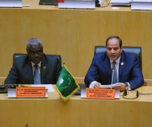 "مفوضية الاتحاد الأفريقي" للسيسى: سنجعل هذه السنة مميزة جداً لأفريقيا
