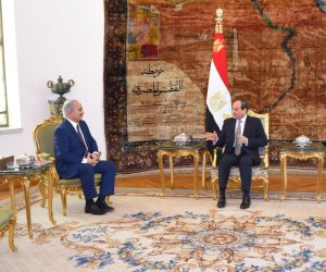 الرئيس السيسي يؤكد لـ «حفتر» دعم مصر لجهود مكافحة الإرهاب لتحقيق أمن واستقرار ليبيا