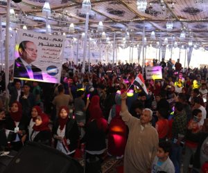مؤتمر جماهيري حاشد في قنا لدعم المرشح الرئاسي عبدالفتاح السيسي