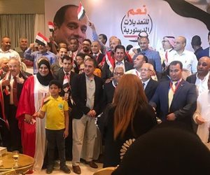 احتفالية كبرى للجالية المصرية بجدة بمناسبة تعديلات الدستور (صور)