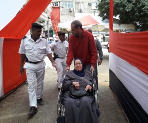 الاستفتاء على التعديلات الدستورية تتحول إلى رسالة في حب مصر والرئيس (فيديو وصور) 