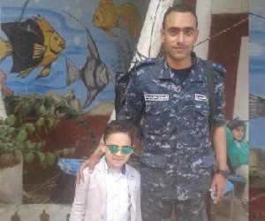 الطفل ياسين عبد الغفور يشارك في الاستفتاء على التعديلات الدستورية