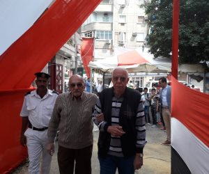 في شبرا ..كبار السن والشيوخ يشاركون بكثافة فى الانتخابات الرئاسية .. صور