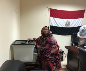 الجالية المصرية في السودان تشارك فى الاستفتاء على التعديلات الدستورية