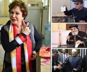 مشاهير الفن والسياسة والدين يحثوا المواطنين على المشاركة في العرس الديمقراطي (صور)