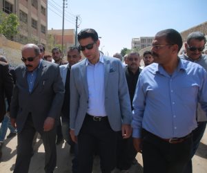 سكرتير عام مساعد محافظة الجيزة يتفقد لجان «استفتاء كرداسة» بصحبة سعيد حساسين  