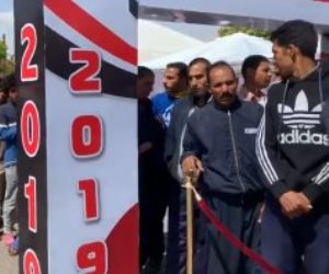 أطول طابور أمام لجنة الفردوس بمدينة بدر فى ثانى أيام الاستفتاء