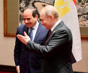 السيسي وبوتين.. تفاصيل القمة المصرية الروسية على هامش «الحزام والطريق»