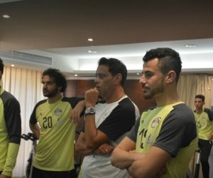 لاعبو المنتخب يواصلون لليوم الثاني تدريباتهم البدنية داخل معسكر برج العرب