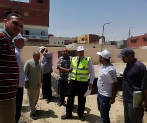 تفاصيل زيارة رئيس شركة المياة بشمال سيناء لمرفق بئر العبد (صور)
