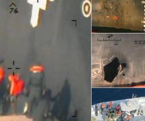 صور جديدة تكشف ضلوع إيران في هجوم خليج عمان.. وأمريكا تعلق