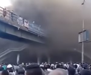 قوات الحماية المدنية تسيطر على حريق سوق الخضار بالموسكي