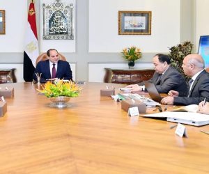 السيسى يوجه بوضع حلول مبتكرة لمشكلات البيئة وتطوير الموانئ