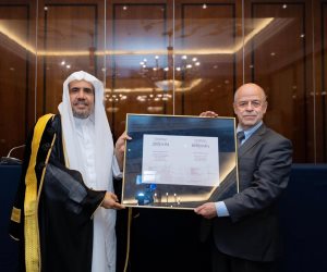 معهد الاستشراق الروسي يمنح أمين عام رابطة العالم الإسلامى الدكتوراه الفخرية (صور) 