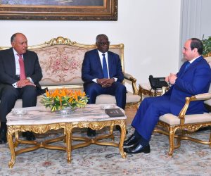 الرئيس السيسي يستقبل وزير خارجية جمهورية غينيا