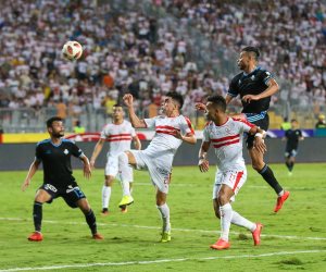 الزمالك يفوز على بيراميدز بثلاثية نظيفة في نهائي كأس مصر باستاد برج العرب